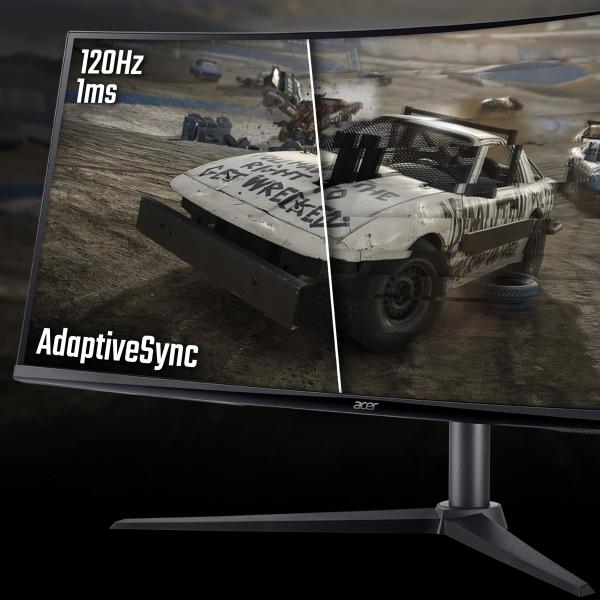 Acer NITRO XZ0 NITRO XZ340CURJ0BMIIPHX 34 CURVED Monitor PC 86,4 cm [34] 3440 x 1440 Pixel UltraWide Quad HD LCD Nero (Acer NITRO XZ0 XZ340CURJ0 34 Ultrawide Quad HD VA 120Hz 1ms Height Adjustable Curved Gaming Monitor with Speakers)Acer4711474706041...