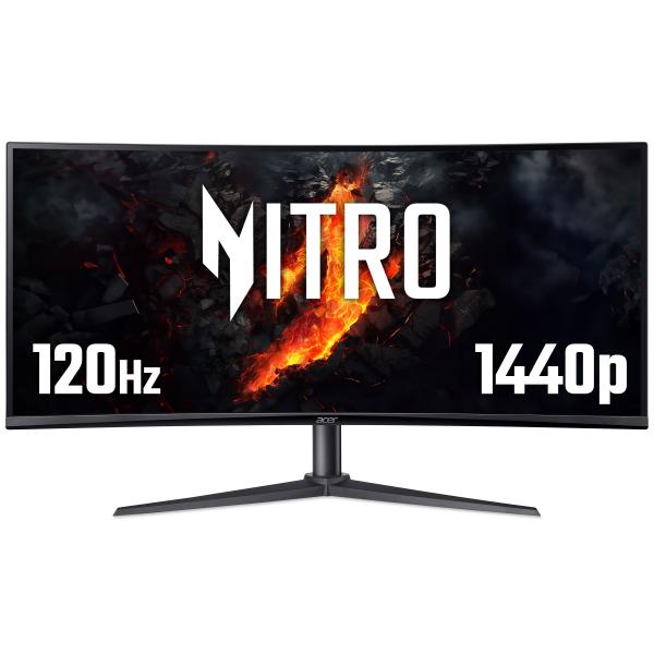 Acer NITRO XZ0 NITRO XZ340CURJ0BMIIPHX 34 CURVED Monitor PC 86,4 cm [34] 3440 x 1440 Pixel Wide Quad HD LCD Nero (NITRO XZ340CURJ0BMIIPHX 34 CURVED)Acer4711474706041UM.CX0EE.022