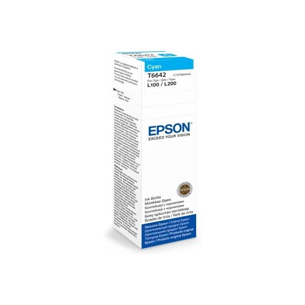Epson T6642 cartuccia d'inchiostro 1 pz Originale Ciano (Epson T6642 - cyan - original - bl?kre)EpsonC13T66424A