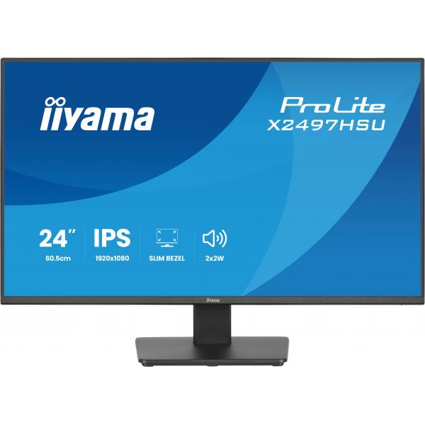 Iiyama ProLite X2497HSU-B1 Monitor PC 60,5 cm [23.8] 1920 x 1080 Pixel Full HD LED Nero (iiyama X2497HSU-B1 24' Monitor)Iiyama4948570125814X2497HSU-B1