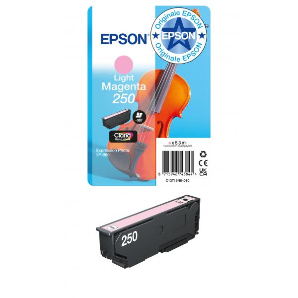 Epson Inchiostro magenta chiaro Claria Photo HD 250 Violino in confezione singola (SINGLEPACK LIGHT MAGENTA 250 INK)Epson8715946743844C13T16N64010