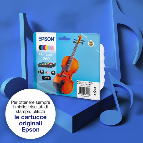 Epson Multipack 6 colori Claria Photo HD 250 Violino (EPSON MULTIPACK 250 HD Ink 6 COLOURS CLARIA PHOTO HD)Epson8715946743868C13T16N84010
