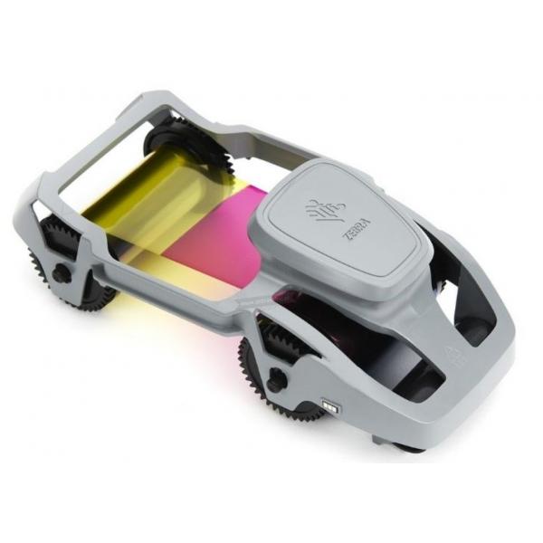 Zebra 800300-250EM nastro per stampante 200 pagine Ciano, Magenta, Giallo (ZC100/ZC300 RIBBON COLOR-YMCKO - 58MMX99M 200 IMAGES EMEA)Zebra800300-250EM