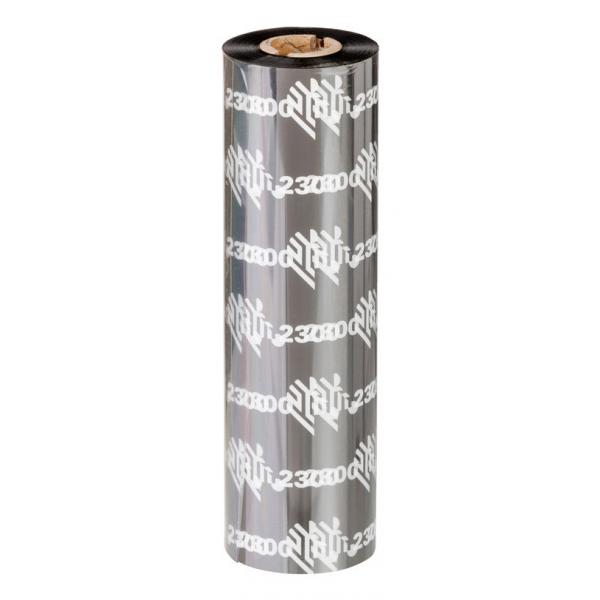 Zebra 2300 Wax nastro termico 300 m Nero (RIBBON 2300 WAX 110MM - 300 METERS C-25MM BOX OF 12)Zebra02300BK11030