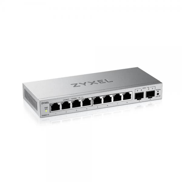 Zyxel GS1200-10v3 Gestito L2 Gigabit Ethernet [10/100/1000] Desktop Grigio (Zyxel GS1200v3 Series GS1200-10v3 - Switch - gestito - 8 x 10/100/1000 + 2 x Gigabit SFP - desktop)ZyxelGS1200-10V3-EU0101F