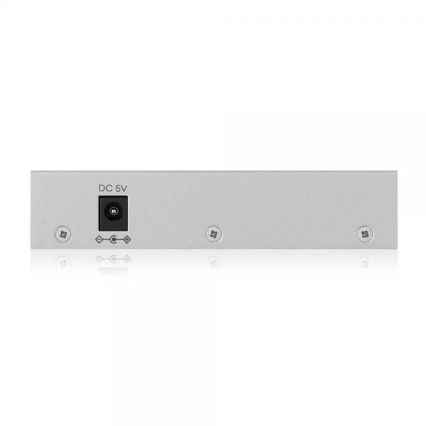 Zyxel GS1200-5V3 Gestito L2 Gigabit Ethernet [10/100/1000] Desktop Grigio (Zyxel GS1200 Series GS1200-5 - Switch - intelligente - 5 x 10/100/1000 - desktop)ZyxelGS1200-5V3-EU0101F
