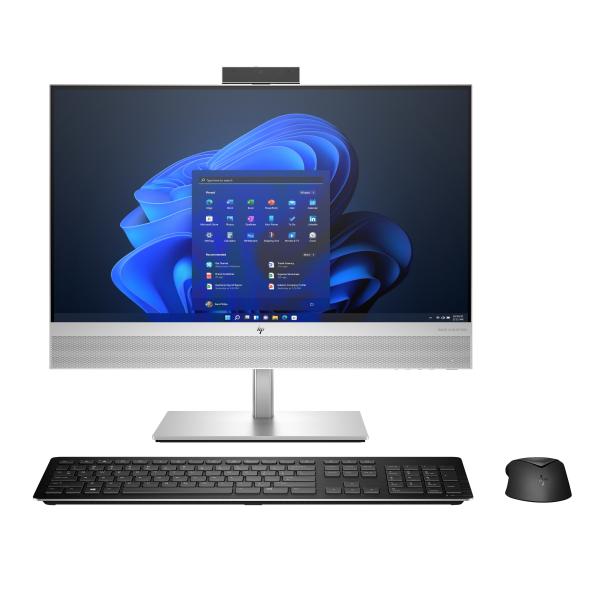 HP EliteOne 840 G9 All-in-One Touchscreen PC Wolf Pro Security Edition Intel Core i5 60,5 cm [23.8] 1920 x 1080 Pixel PC All-in-one 16 GB DDR5-SDRAM 512 GB SSD Windows 11 Pro Wi-Fi 6E [802.11ax] Argento (HP EliteOne 840 G9 - All-in-one Core i5 i5-145...