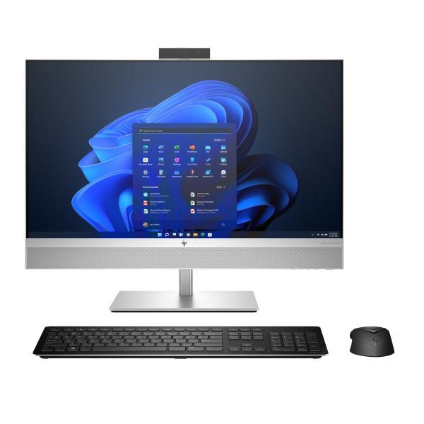 HP EliteOne 870 G9 All-in-One PC Wolf Pro Security Edition Intel Core i7 68,6 cm [27] 1920 x 1080 Pixel PC All-in-one 32 GB DDR5-SDRAM 1 TB SSD Windows 11 Pro Wi-Fi 6E [802.11ax] Argento (HP EliteOne 870 G9 - All-in-one Core i7 i7-14700 / fino a 5.4 ...