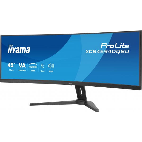 Iiyama ProLite XCB4594DQSU-B1 Monitor PC 113 cm [44.5] 5120 x 1440 Pixel Dual QHD LED Nero (iiyama XCB4594DQSU-B1 computer monitor 111.8 cm [44'] 5120)Iiyama4948570126293XCB4594DQSU-B1
