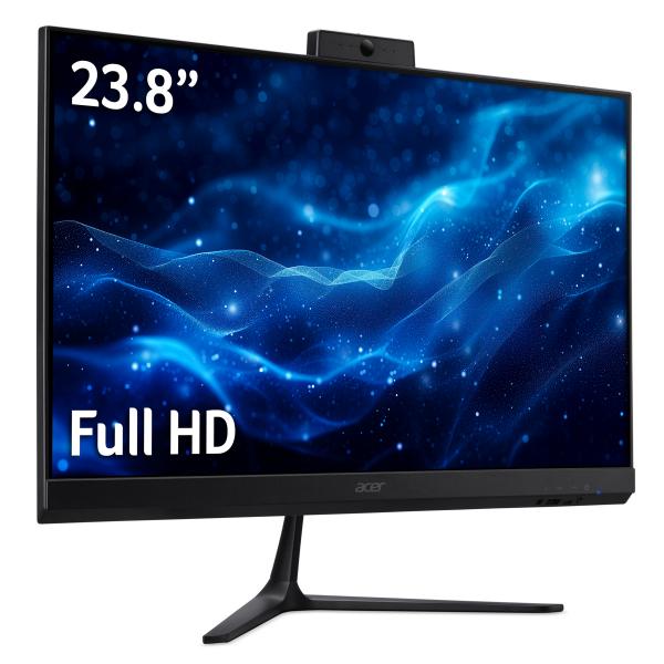 Acer VZ2415G c5-120u 8GB 512GB W11P (Acer Veriton Z2 VZ2415G - All-in-one Core 5 120U / up to 5 GHz - RAM 8 GB - SSD 512 GB - Intel Graphics - Gigabit Ethernet, Bluetooth 5.2, IEEE 802.11ax [Wi-Fi 6] - Win 11 Pro - monitor: LED 23.8 1920 x 1080 [Full...