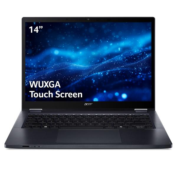 Acer TravelMate TMP414RN-54 u5-125u 16GB 512GB W11P Intel Core Ultra 5 Ibrido [2 in 1] 35,6 cm [14] Touch screen WUXGA DDR5-SDRAM SSD Wi-Fi 6E [802.11ax] Windows 11 Pro Nero (ACER TMP414RN U5-125U 16/512 W11P ED) - Versione UKAcer4711474654588NX.B7WEK.00E