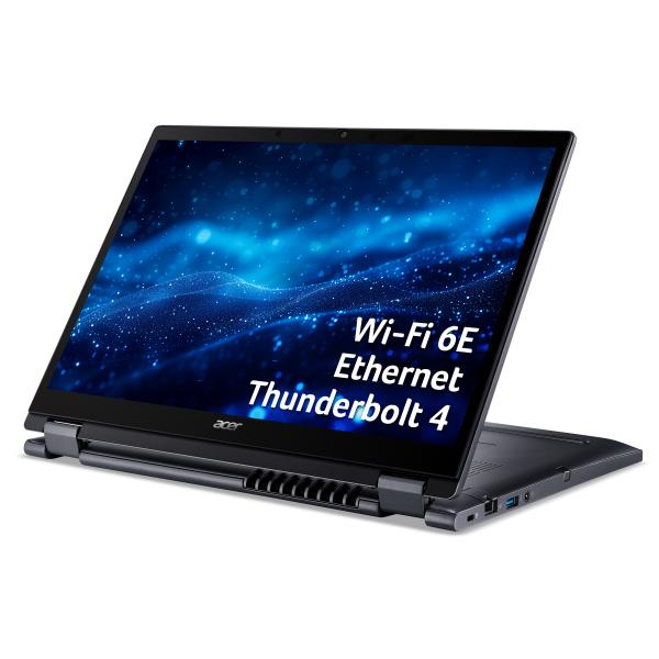 Acer TravelMate TMP414RN-54 u5-125u 16GB 512GB W11P Intel Core Ultra 5 Ibrido [2 in 1] 35,6 cm [14] Touch screen WUXGA DDR5-SDRAM SSD Wi-Fi 6E [802.11ax] Windows 11 Pro Nero (ACER TMP414RN U5-125U 16/512 W11P ED) - Versione UKAcer4711474654588NX.B7WEK.00E