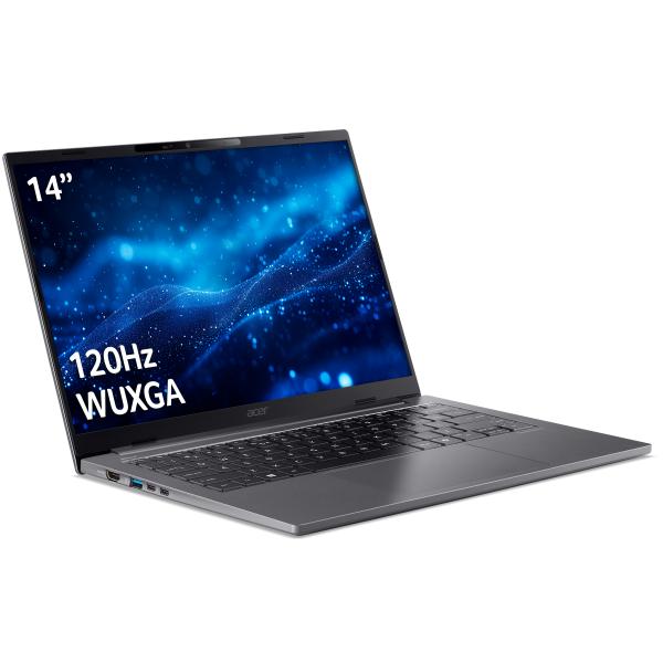 Acer TravelMate TMX414-51 u5-226v 16GB 512GB W11P Copilot+ PC Intel Core Ultra 5 Computer portatile 35,6 cm [14] WUXGA LPDDR5x-SDRAM SSD Wi-Fi 7 [802.11be] Windows 11 Pro Nero QWERTY Inglese britannico (ACER TMX414-51 U5-266V 16/512 W11P) - Versione ...