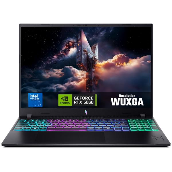 Acer Nitro V 16 V 16IN C7 16GB 512GB 5060 BLK Intel Core 7 240H Computer portatile 40,6 cm [16] WUXGA DDR5-SDRAM SSD NVIDIA GeForce RTX 5060 Wi-Fi 6 [802.11ax] Windows 11 Home Nero QWERTY Inglese UK (Acer Nitro V 16 ANV16-I31 ANV16-I31-789D 40.6 cm [...