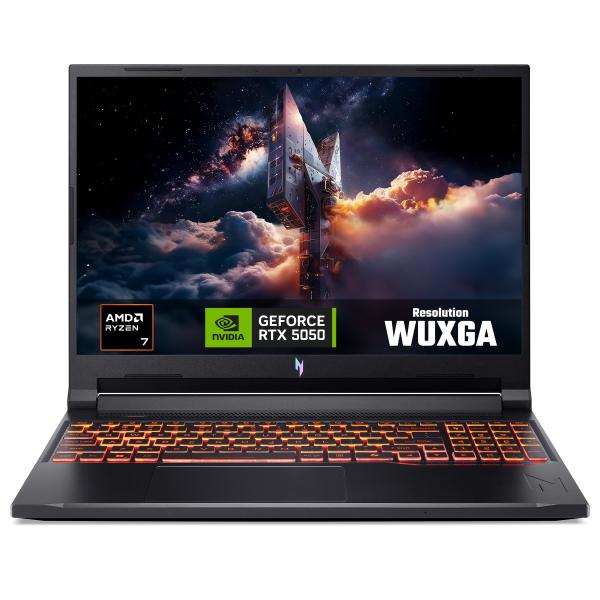 Acer Nitro V 16 AI V 16IN R7 16GB 512 GB 5050 BLK AMD Ryzen 7 260 Computer portatile 40,6 cm [16] WUXGA DDR5-SDRAM SSD NVIDIA GeForce RTX 5050 Wi-Fi 6 [802.11ax] Windows 11 Home Nero Inglese UK (NITRO V 16IN R7 16GB 512 GB 5050 BLK) - Versione UKAcer...