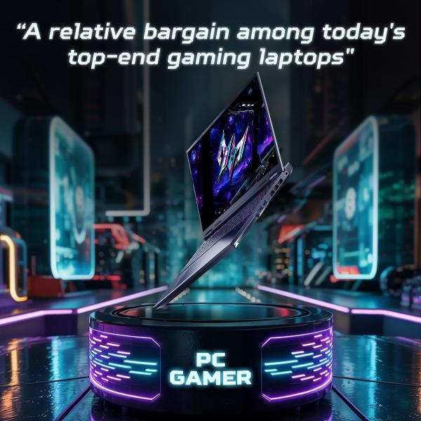 Acer Predator HELIOS 16 U9 290HX 32GB 1TB 5080 BLK Intel Core Ultra 9 290HX Plus Computer portatile 40,6 cm [16] WQXGA DDR5-SDRAM SSD NVIDIA GeForce RTX 5080 Wi-Fi 6 [802.11ax] Windows 11 Home Nero Inglese UK (Acer) - Versione UKAcer4711474993274NH.U...