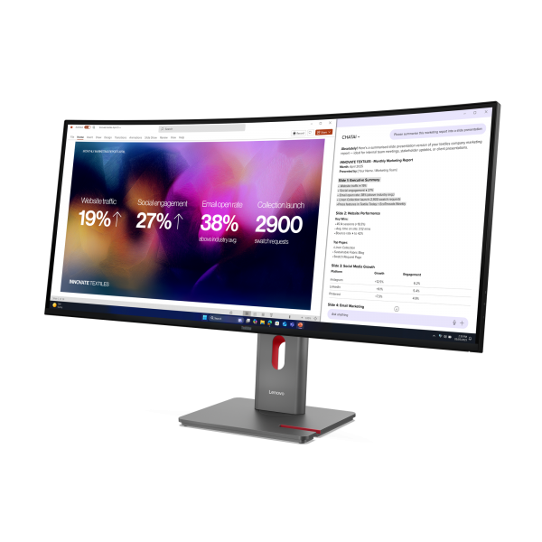 Lenovo ThinkVision P40WD-40 Monitor (LENOVO ThinkVision P40WD-40 39.7inch T)Lenovo019927496442964B4XAT1EU