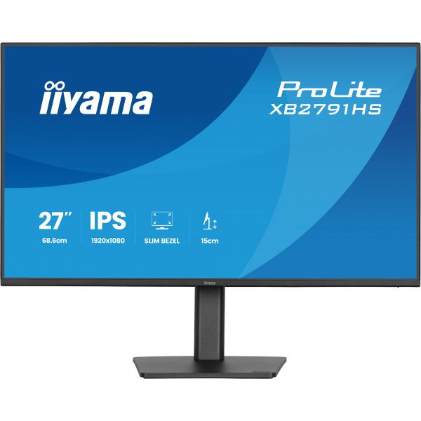 Iiyama ProLite XB2791HS-B1 Monitor PC 68,6 cm [27] 1920 x 1080 Pixel Full HD LED Nero (iiyama ProLite XB2791HS-B1 computer monitor 68.6 cm [27'])Iiyama4948570127429XB2791HS-B1