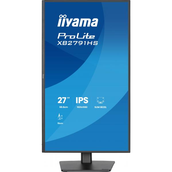 Iiyama ProLite XB2791HS-B1 Monitor PC 68,6 cm [27] 1920 x 1080 Pixel Full HD LED Nero (iiyama ProLite XB2791HS-B1 computer monitor 68.6 cm [27'])Iiyama4948570127429XB2791HS-B1