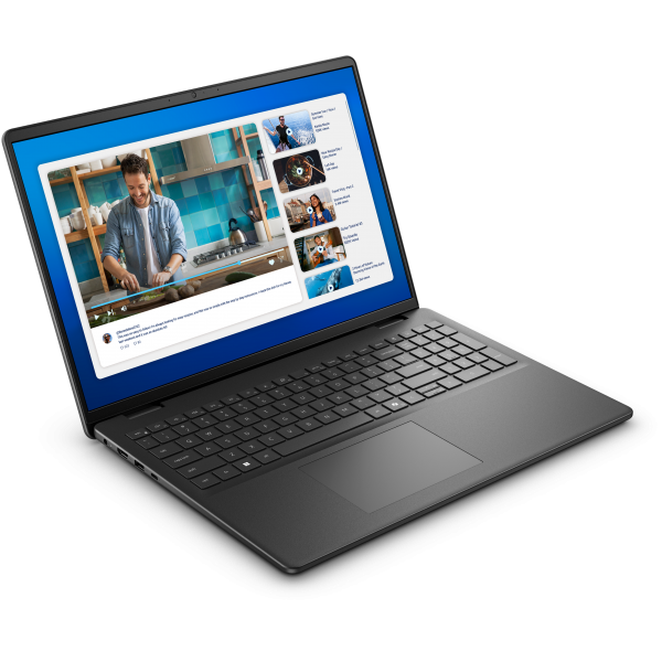 DELL DC16250 Intel Core 5 120U Computer portatile 40,6 cm [16] Full HD+ 16 GB DDR5-SDRAM 512 GB SSD Wi-Fi 6 [802.11ax] Windows 11 Pro Nero Italiano (Dell 16 DC16250 - Intel Core 5 - 120U / fino a 5 GHz - Win 11 Pro - Intel Graphics - 16 GB RAM - 512 ...
