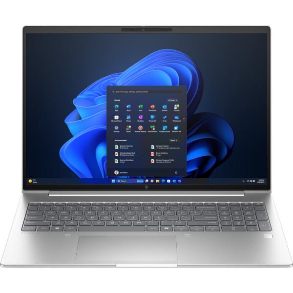 HP EliteBook 6 G1i 16 inch Notebook AI PC Intel Core Ultra 5 235U Computer portatile 40,6 cm [16] WUXGA 16 GB DDR5-SDRAM 512 GB SSD Wi-Fi 6E [802.11ax] Windows 11 Pro Argento (HP EliteBook 6 G1i Notebook AI - AI PC - design della cerniera a 177 gradi...