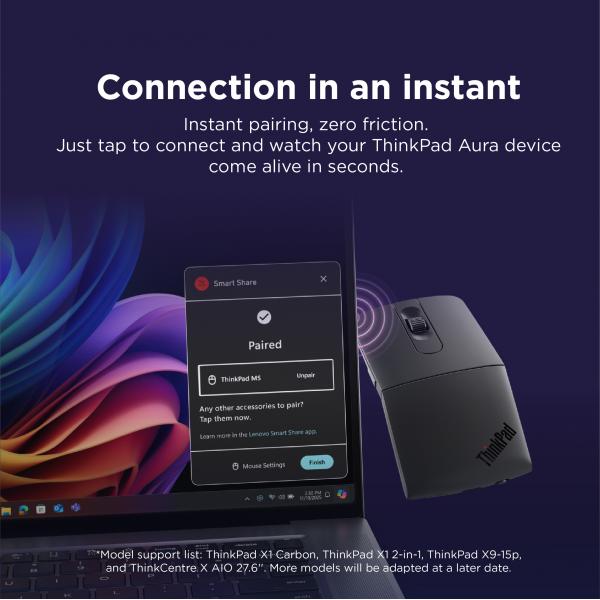 Lenovo 4Y51T62792 mouse Universale Ambidestro Bluetooth IR LED 4000 DPI (TP BLUETOOTH PRESENTER MOUSE - MOUSE)Lenovo4Y51T62792