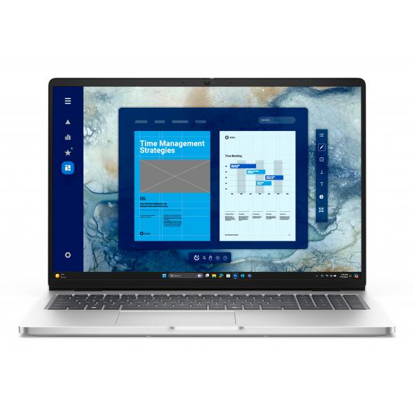 DELL Pro 16 PC16250 Intel Core Ultra 5 235U Computer portatile 40,6 cm [16] Full HD+ 16 GB DDR5-SDRAM 512 GB SSD Wi-Fi 6E [802.11ax] Windows 11 Pro Tedesco Platino (DELL PRO 16 PC16250 U5-235U - 16GB 512GB W11P NOAC 1Y) - Versione TedescaDell53971849...