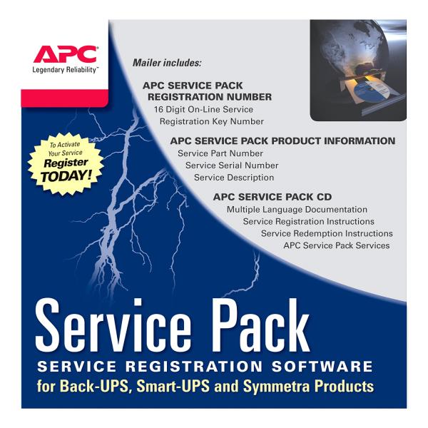 APC Service Pack 3 Year Extended Warranty 3 anno/i (Service Pack 3 Year Warranty Extension [for new product purchases])ApcWBEXTWAR3YR-SP-06