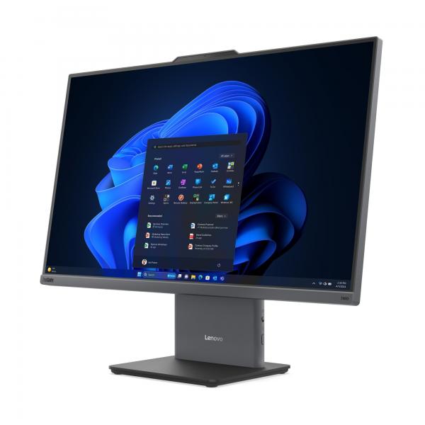 Lenovo ThinkCentre neo 50a 27 Gen 6 LNL Intel Core Ultra 7 256V 68,6 cm [27] 1920 x 1080 Pixel Touch screen PC All-in-one 16 GB 512 GB SSD Windows 11 Pro Wi-Fi 6 [802.11ax] Grigio (TC NEO 50A G6 CU7-256V 16GB - 512GB SSD 27.0 FHD NT W11P) - Versione ...