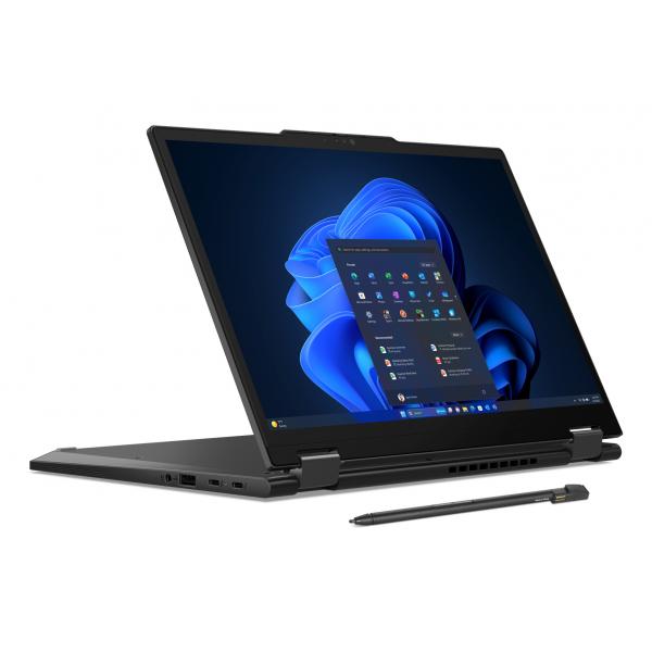 Lenovo ThinkPad X13 2-in-1 Gen 5 Intel Core Ultra 5 125U Ibrido [2 in 1] 33,8 cm [13.3] Touch screen WUXGA 16 GB LPDDR5x-SDRAM 256 GB SSD Wi-Fi 6E [802.11ax] Windows 11 Pro Inglese UK Nero (Lenovo) - Versione UKLenovo019927443717621LW0046UK