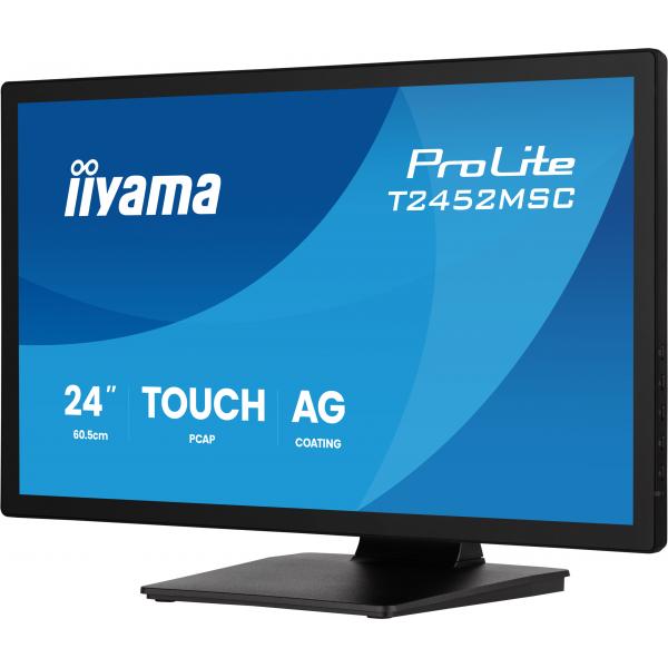 Iiyama ProLite T2452MSC-B2AG Monitor PC 61 cm [24] 1920 x 1080 Pixel Full HD LED Touch screen Nero (iiyama ProLite T2452MSC-B2AG computer monitor 24')Iiyama4948570127245T2452MSC-B2AG