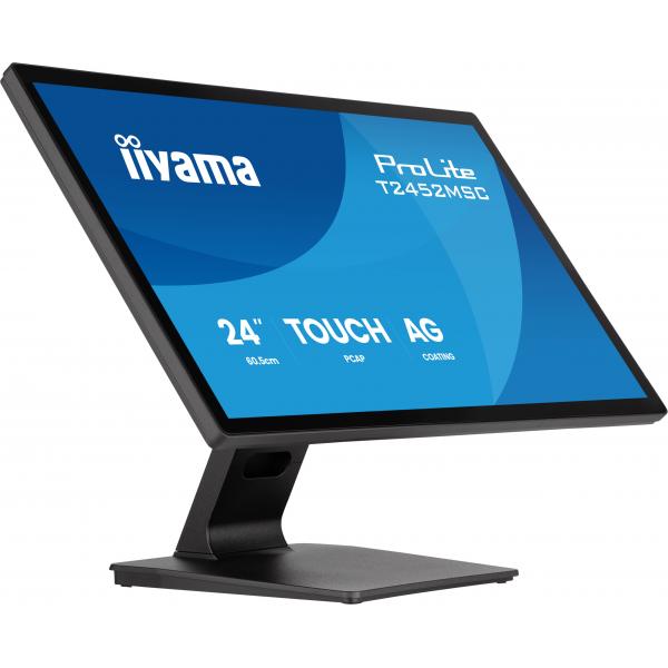 Iiyama ProLite T2452MSC-B2AG Monitor PC 61 cm [24] 1920 x 1080 Pixel Full HD LED Touch screen Nero (iiyama ProLite T2452MSC-B2AG computer monitor 24')Iiyama4948570127245T2452MSC-B2AG
