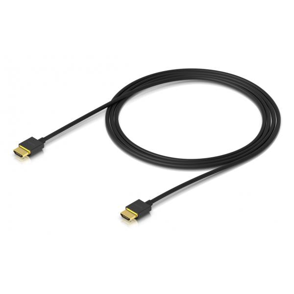 Ubiquiti UACC-Cable-UHS-2M cavo HDMI HDMI tipo A [Standard] Nero (Ultra-thin high-speed HDMI - cable designed for - professional A/V and camera streaming with Ubiquiti devices. - Warranty: 24M)Ubiquiti0810177167211UACC-CABLE-UHS-2M