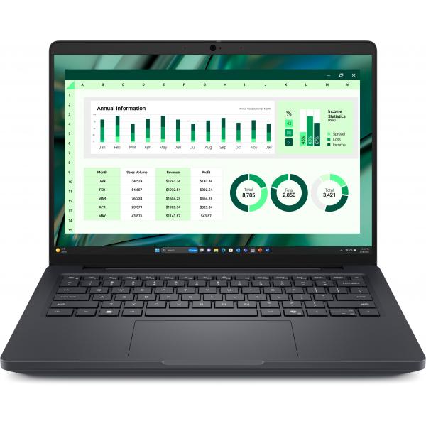 DELL Pro Max 14 MC14250 Intel Core Ultra 7 265H Workstation mobile 35,6 cm [14] Full HD+ 16 GB LPDDR5x-SDRAM 512 GB SSD NVIDIA RTX PRO 500 Blackwell Wi-Fi 7 [802.11be] Windows 11 Pro Inglese UK Nero (PRO MAX U7-265H 14IN 16GB 512GB - W11P 3Y BASIC ON...