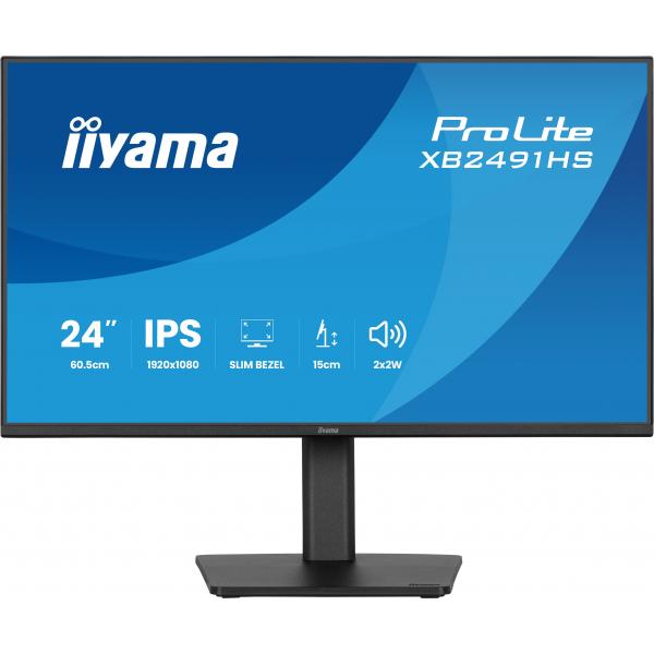 Iiyama ProLite XB2491HS-B1 Monitor PC 60,5 cm [23.8] 1920 x 1080 Pixel Full HD LCD Nero (iiyama ProLite XB2491HS-B1 computer monitor 60.5 cm [23.8')Iiyama4948570127405XB2491HS-B1