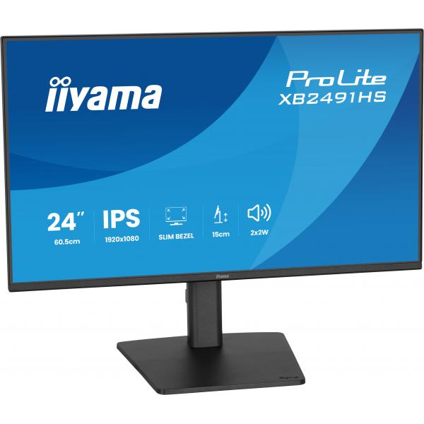 Iiyama ProLite XB2491HS-B1 Monitor PC 60,5 cm [23.8] 1920 x 1080 Pixel Full HD LCD Nero (iiyama ProLite XB2491HS-B1 computer monitor 60.5 cm [23.8')Iiyama4948570127405XB2491HS-B1