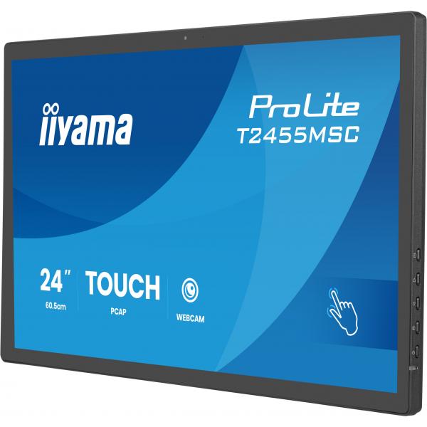 Iiyama T2455MSC-B2 pannello di controllo tattile 60,5 cm [23.8] 1920 x 1080 Pixel (iiyama T2455MSC-B2 touch control panel 60.5 cm [23.8'] 192)Iiyama4948570127283T2455MSC-B2