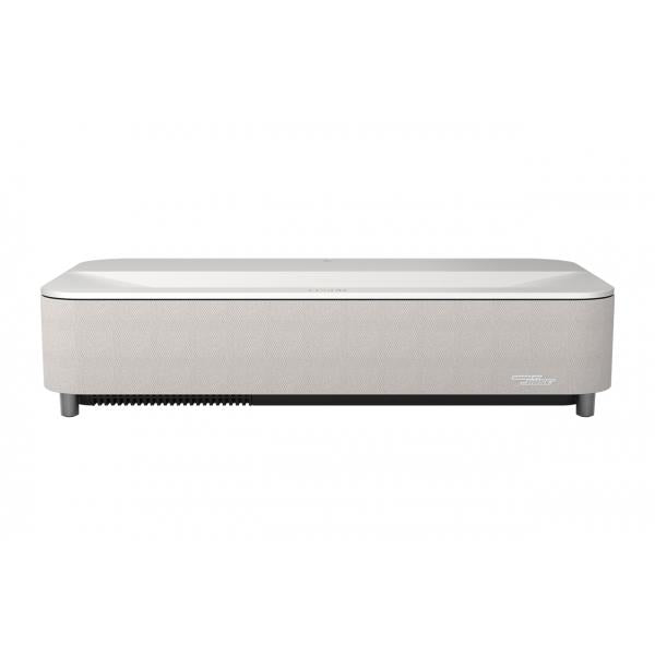 Epson EH-LS970W 4000 ANSI lumen 3LCD UHD 4K [3840x2160] Bianco (Epson Lifestudio Grand Plus EH-LS970W - 3LCD projector - 4000 lumens [white] - 4000 lumens [colour] - 3840 x 2160 - 16:9 - 4K - ultra short-throw lens - 802.11a/b/g/n/ac/ax wireless / Bl...