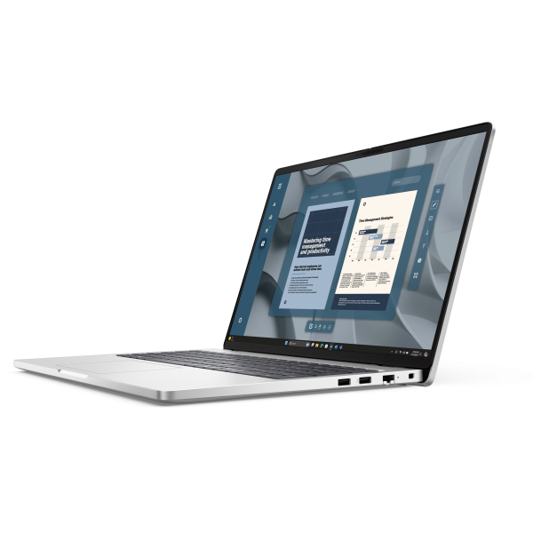 DELL Pro 16 PC16255 Copilot+ PC AMD Ryzen AI 7 350 Computer portatile 40,6 cm [16] Full HD+ 16 GB DDR5-SDRAM 512 GB SSD Wi-Fi 6E [802.11ax] Windows 11 Pro Platino Tedesco (DELL PRO 16 PC16255 - RAI7-350 16/512 W11P NOAC 1Y) - Versione TedescaDell5397...