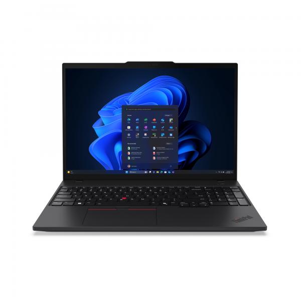 Lenovo ThinkPad T16 Gen 4 [Intel] Intel Core Ultra 7 255U Computer portatile 40,6 cm [16] WUXGA 16 GB DDR5-SDRAM 512 GB SSD Wi-Fi 6E [802.11ax] Windows 11 Pro Italiano Nero (Lenovo ThinkPad T16 Gen 4 21QE - AI PC - design della cerniera a 180 gradi -...