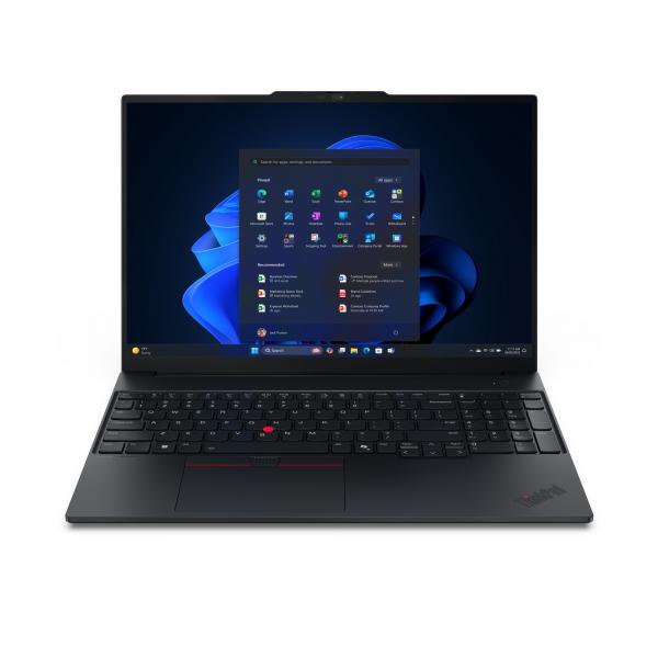 Lenovo ThinkPad E16 Gen 3 [Intel] Copilot+ PC Intel Core Ultra 5 226V Computer portatile 40,6 cm [16] WUXGA 16 GB LPDDR5x-SDRAM 512 GB SSD Wi-Fi 6E [802.11ax] Windows 11 Pro Italiano Nero (Lenovo ThinkPad E16 Gen 3 22AY - Copilot+ PC - design della c...