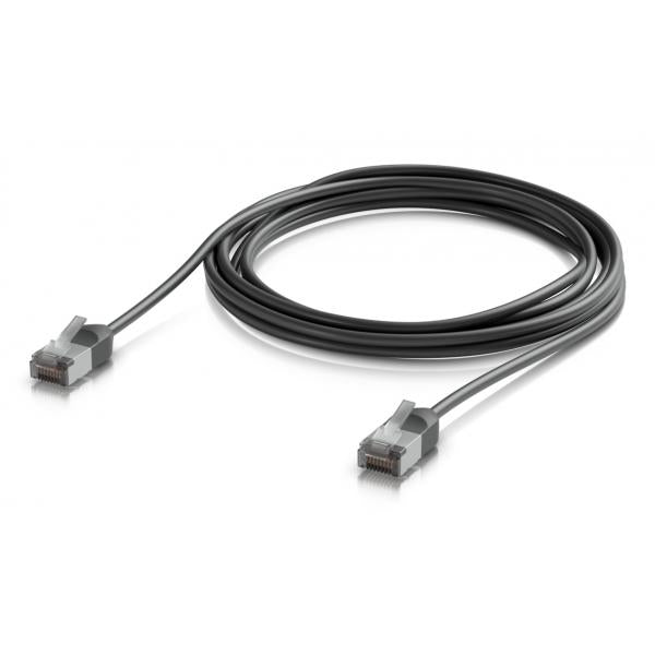 Ubiquiti UACC-Cable-Patch-Outdoor-C6A-3M-BK cavo di rete Nero Cat6a F/UTP [FTP] (Ultra-thin, rugged, shielded - outdoor patch cable for 10 - GbE networking - Warranty: 24M)Ubiquiti0810177166184UACC-CABLE-PATCH-OUTDOOR-C6A-3M-BK