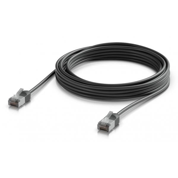 Ubiquiti UACC-Cable-Patch-Outdoor-C6A-5M-BK cavo di rete Nero Cat6a F/UTP [FTP] (Ultra-thin, rugged, shielded - outdoor patch cable for 10 - GbE networking - Warranty: 24M)Ubiquiti0810177166191UACC-CABLE-PATCH-OUTDOOR-C6A-5M-BK