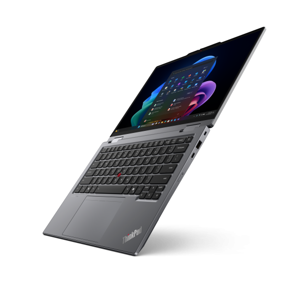 Lenovo ThinkPad X1 2-in-1 Gen 11 Aura Edition Copilot+ PC Intel Core Ultra 7 355 Ibrido [2 in 1] 35,6 cm [14] Touch screen WUXGA 32 GB LPDDR5x-SDRAM 512 GB SSD Wi-Fi 7 [802.11be] Windows 11 Pro Tedesco Grigio (TP X1 2-IN-1 G11 CU7-355 32GB - 512GB SS...