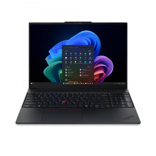 Lenovo ThinkPad E16 Gen 4 [Intel] Copilot+ PC Intel Core Ultra 7 355 Computer portatile 40,6 cm [16] WUXGA 32 GB DDR5-SDRAM 1 TB SSD Wi-Fi 7 [802.11be] Windows 11 Pro Tedesco Nero (TP E16 G4 CU7-355 32GB - 1TB SSD 16.0 WUXGA W11P) - Versione TedescaL...