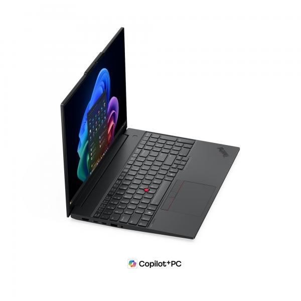 Lenovo ThinkPad E16 Gen 4 [Intel] Copilot+ PC Intel Core Ultra 7 355 Computer portatile 40,6 cm [16] WQXGA 32 GB DDR5-SDRAM 1 TB SSD Wi-Fi 7 [802.11be] Windows 11 Pro Tedesco Nero (TP E16 G4 CU7-355 16GB - 1TB SSD 16.0 WQXGA W11P) - Versione TedescaL...