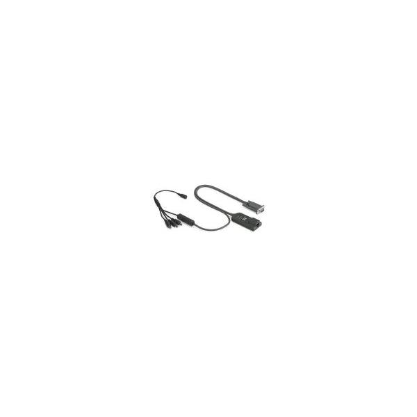 HPE 373035-B21 switch per keyboard-video-mouse [kvm] Nero (HPE KVM CAT5 1-Pack Serial Int)Hpe373035-B21