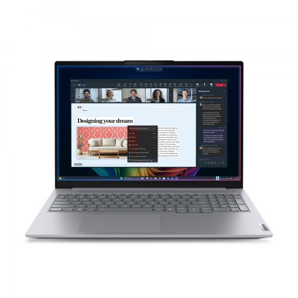 Lenovo ThinkBook 16 G9 IPL Copilot+ PC Intel Core Ultra 7 355 Computer portatile 40,6 cm [16] WUXGA 32 GB DDR5-SDRAM 512 GB SSD Wi-Fi 7 [802.11be] Windows 11 Pro Grigio Tedesco (THINKBOOK 16 G9 CU7-355 32GB - 512GB SSD 16.0 WUXGA W11P) - Versione Ted...