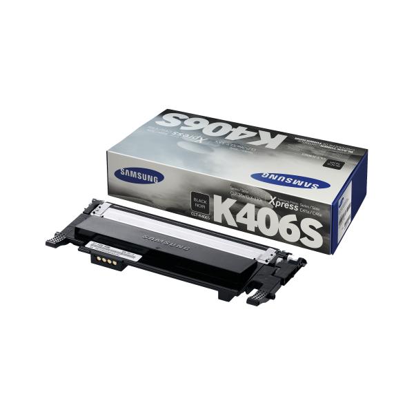Samsung CLT-K406S cartuccia toner 1 pz Originale Nero (Toner Black CLP-360/-365 - Pages 1.500 - Warranty: 12M)SamsungCLT-K406S