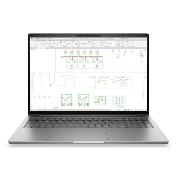 HP ZBook 8 G2i 16 Wolf Pro Security Edition Copilot+ PC Intel Core Ultra 7 356H Workstation mobile 40,6 cm [16] WUXGA 32 GB DDR5-SDRAM 1 TB SSD NVIDIA RTX PRO 500 Blackwell Wi-Fi 7 [802.11be] Windows 11 Pro AI Workstation, AI PC Argento (HP ZBook 8 G...